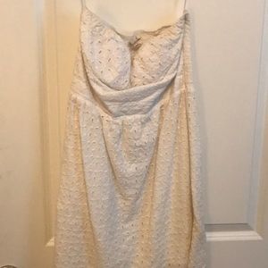White American eagle dress